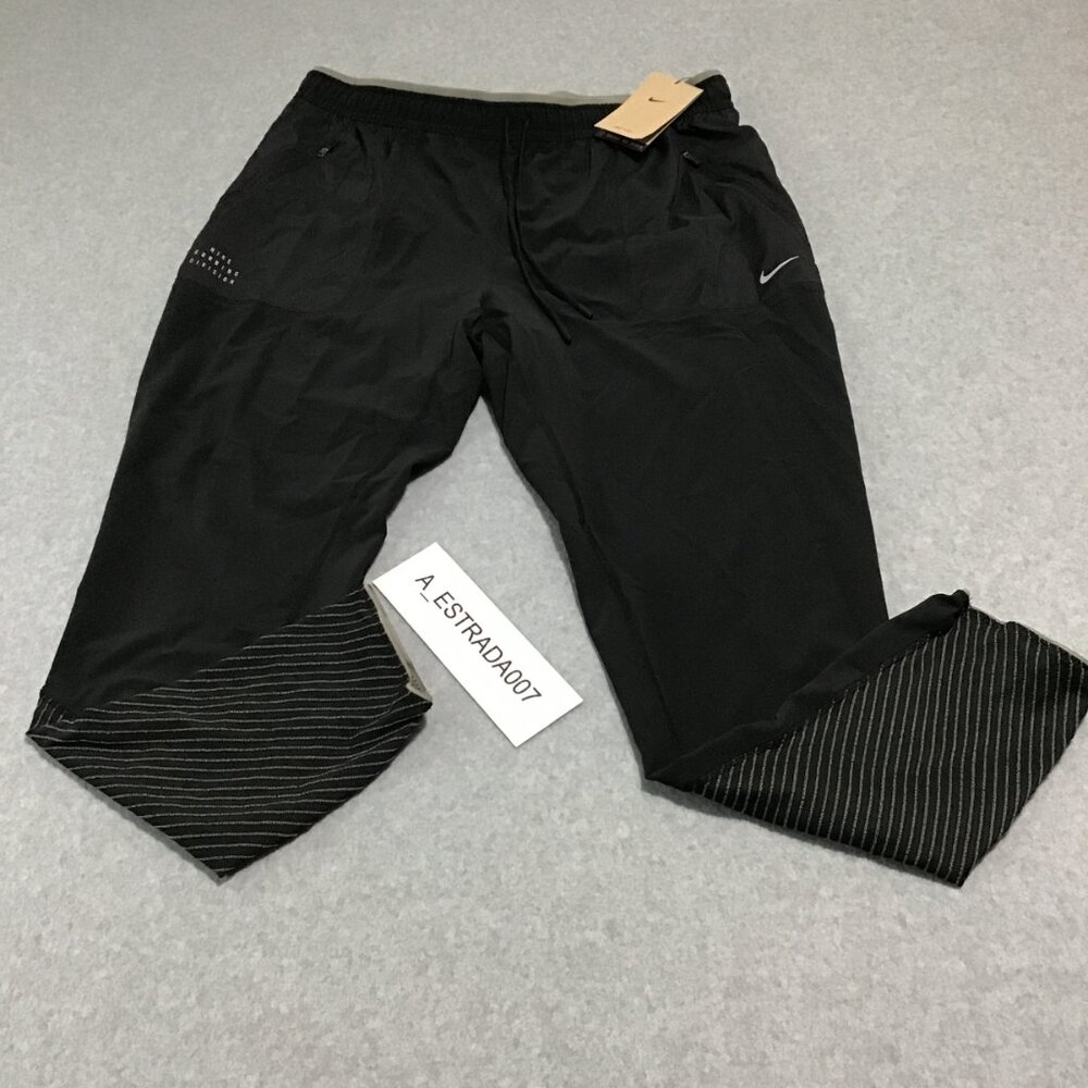 Nike Phenom Running Division Tights Pants Trousers Mens Dri-FIT Large FZ1119-010